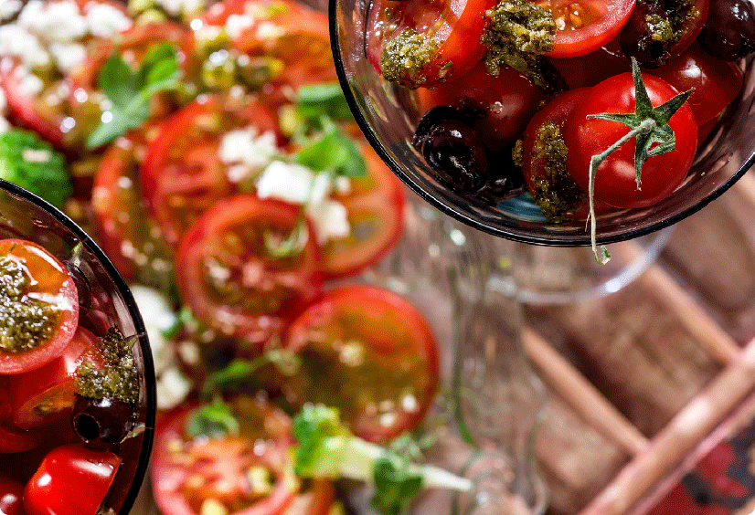 Smaakgeheimen tomatencarpaccio