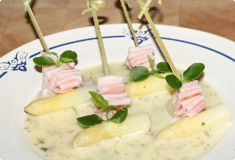 Smaakgeheimen recept met kempische kruiden dressing en ham